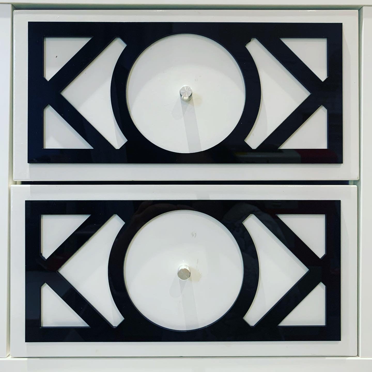WHITE ACRYLIC Furniture Tiles (KALLAX DRAWERS)