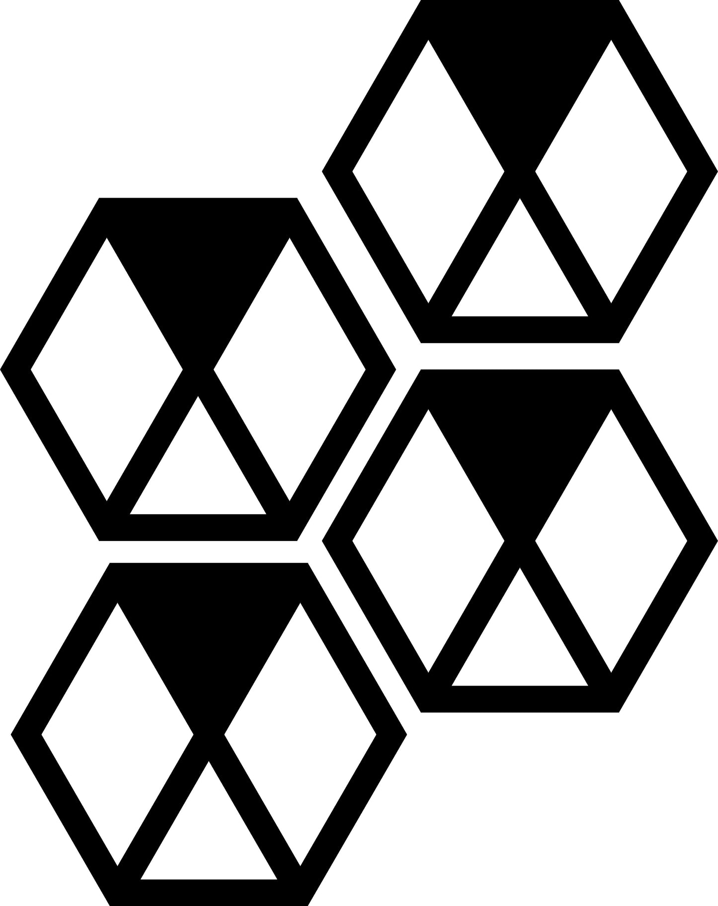 Hexagonal Design 3 (Medium)
