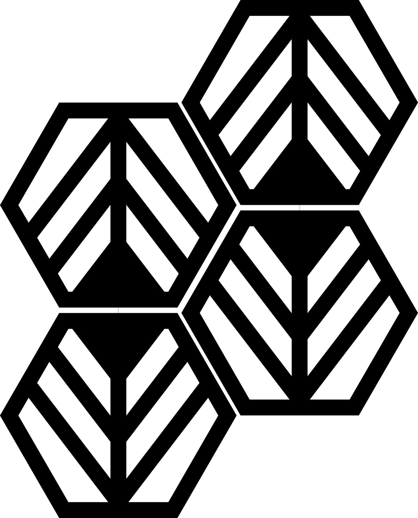 Hexagonal Design 4 (Large)