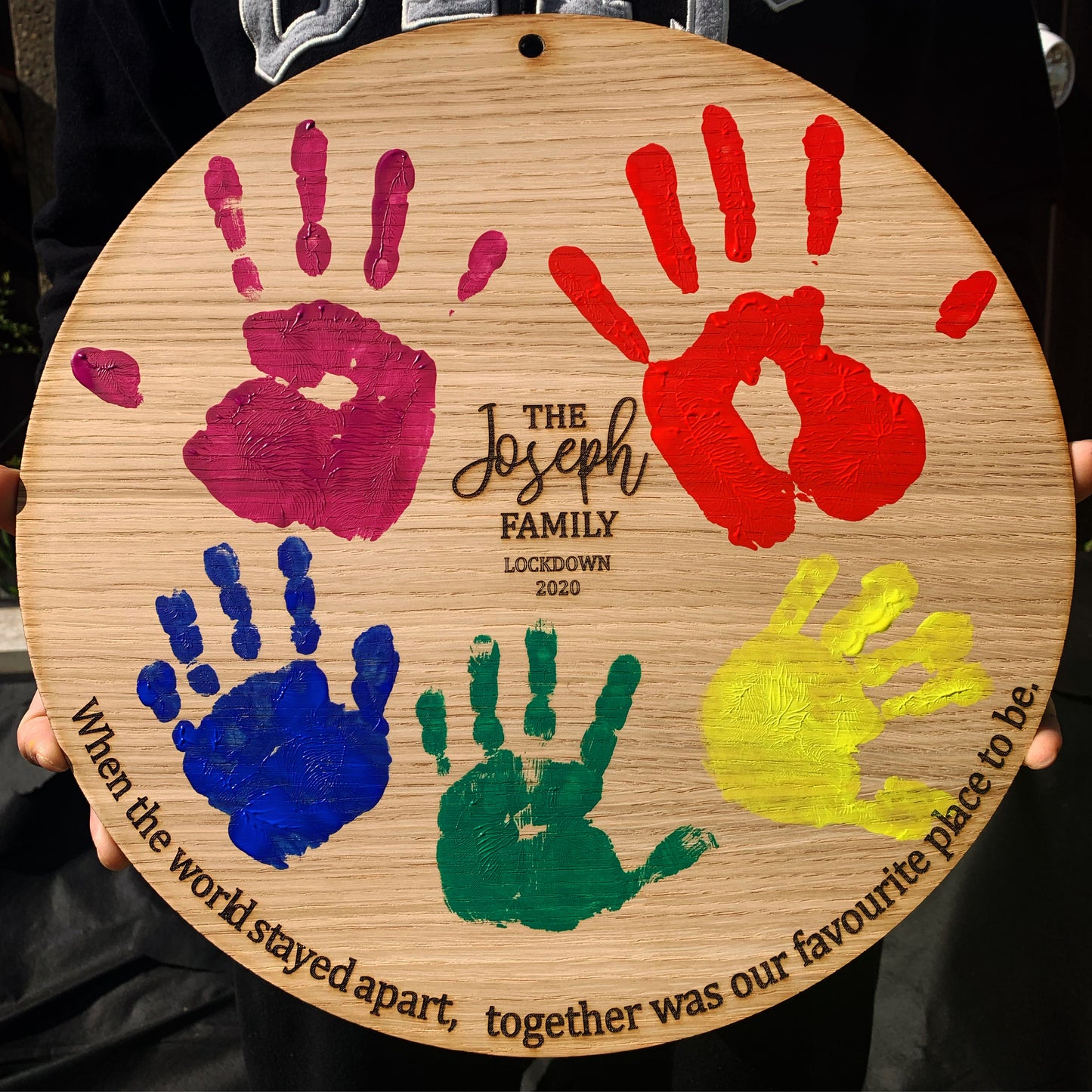 Family Handprint Plaque